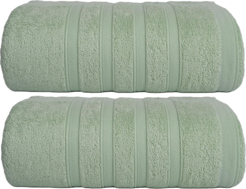 2er Pack Saunatuch 70x200 cm Baumwolle Weich Soft Frottee Produktbild 