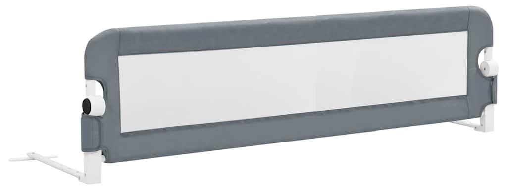 vidaXL Chránič postele pre batoľatá sivý 120x42 cm Obrázok produktu 