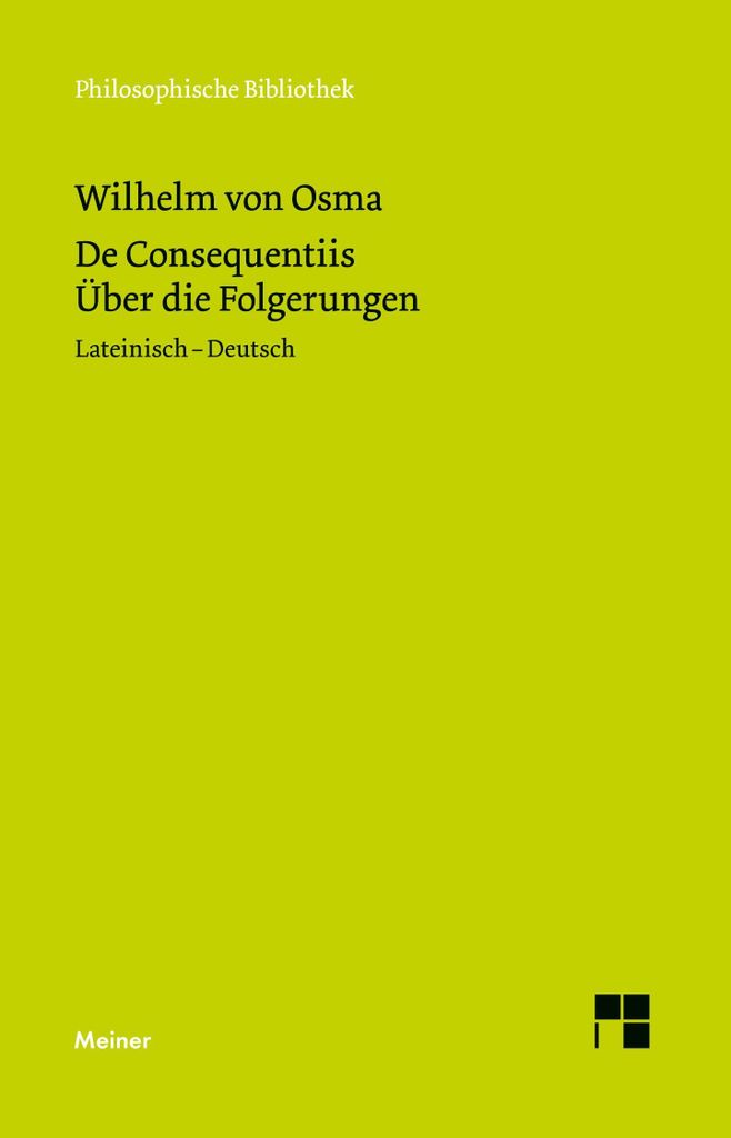 De Consequentiis. Über die Folgerungen