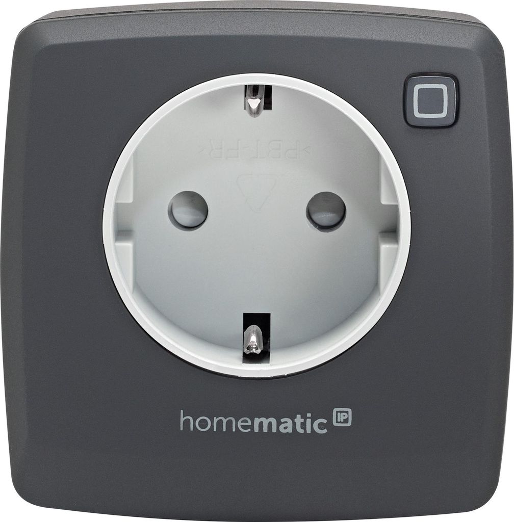 Homematic IP Dimmer-Steckdose Phasenabschnitt, anthrazit
