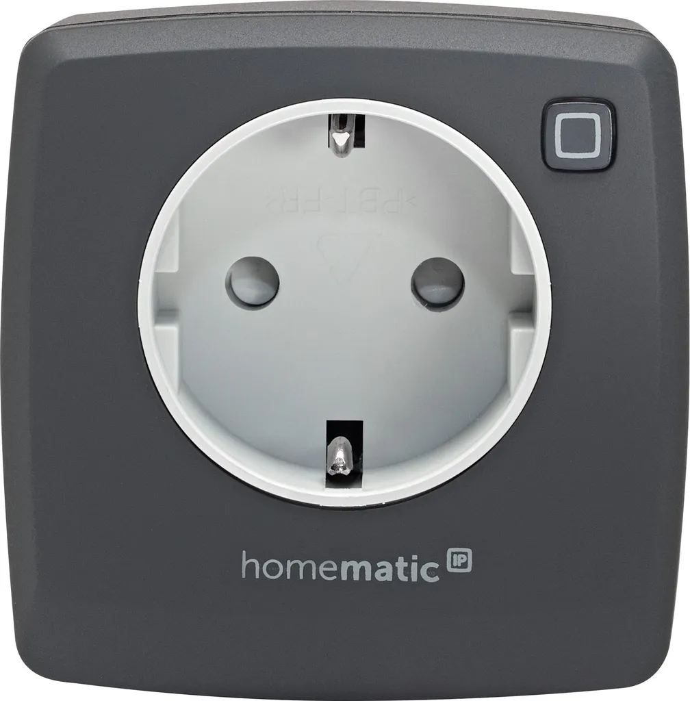 Homematic IP PSM-2-A Prise Connectée avec Mesure de Consommation Énergie