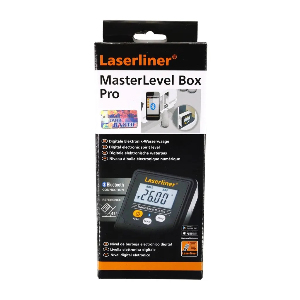 Laserliner MasterLevel Box Pro Nero: Livella Digitale Bluetooth 360° - 4