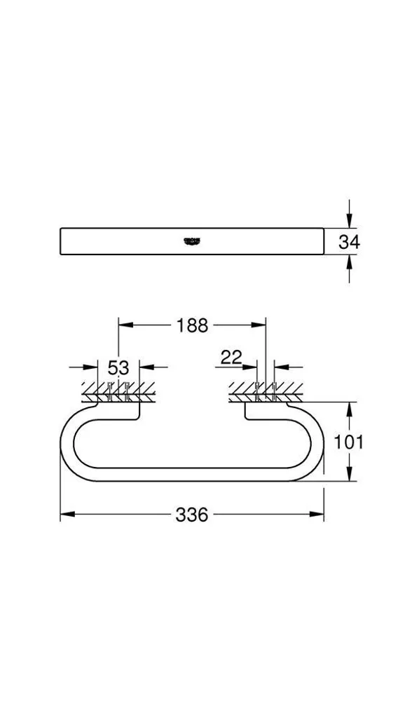 Offerta Maniglia Grohe Selection 41064 300mm Cromo - Qualità/Prezzo