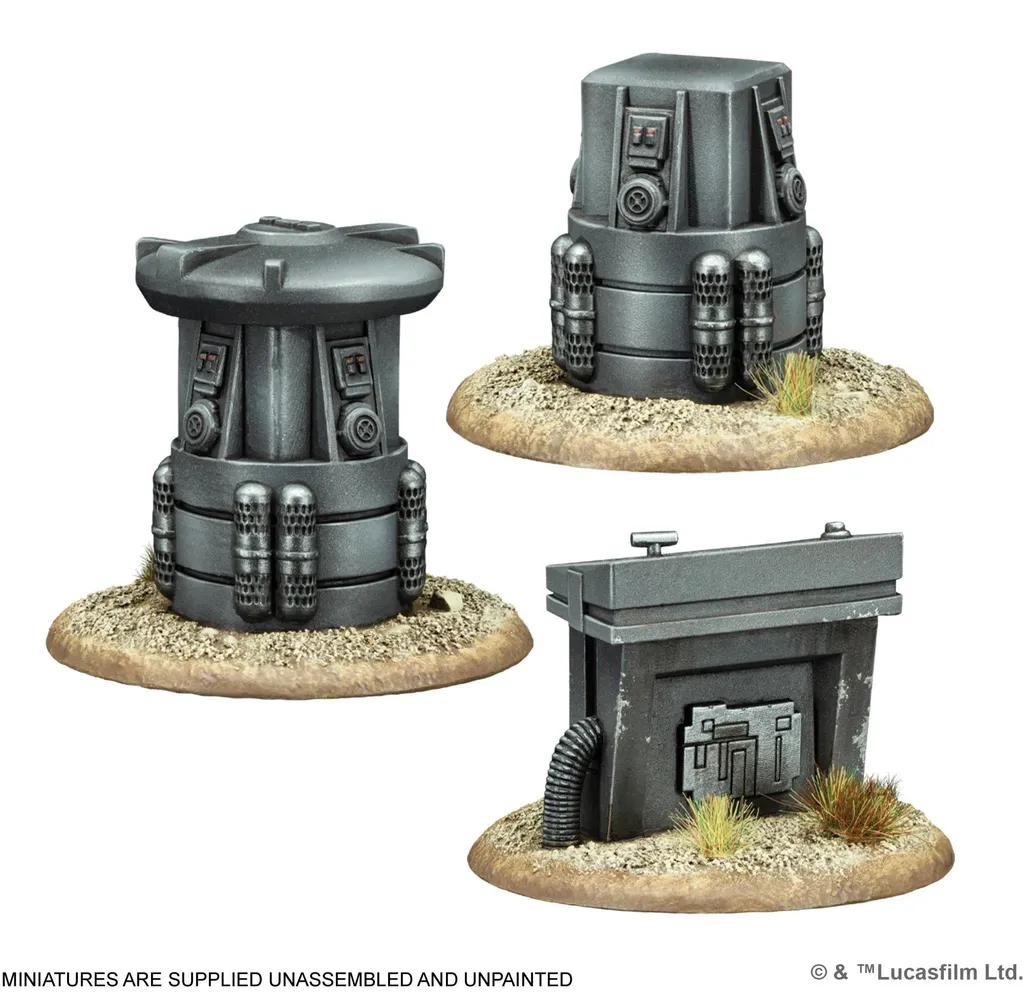 Jetons d'Objectifs 3D Star Wars Legion - Accessoires Haute Qualité