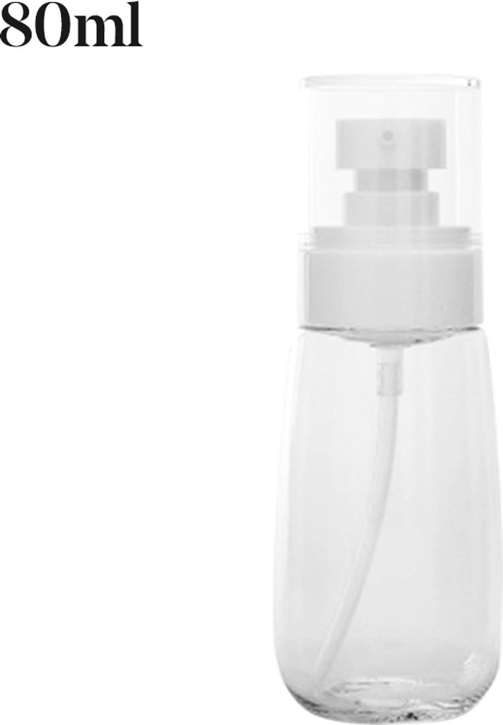 30/60/80/100 ml Flüssigseife Shampoo Lotion Duschgel Pumpenflasche leerer Spender-Transparent ,Größen:80ML