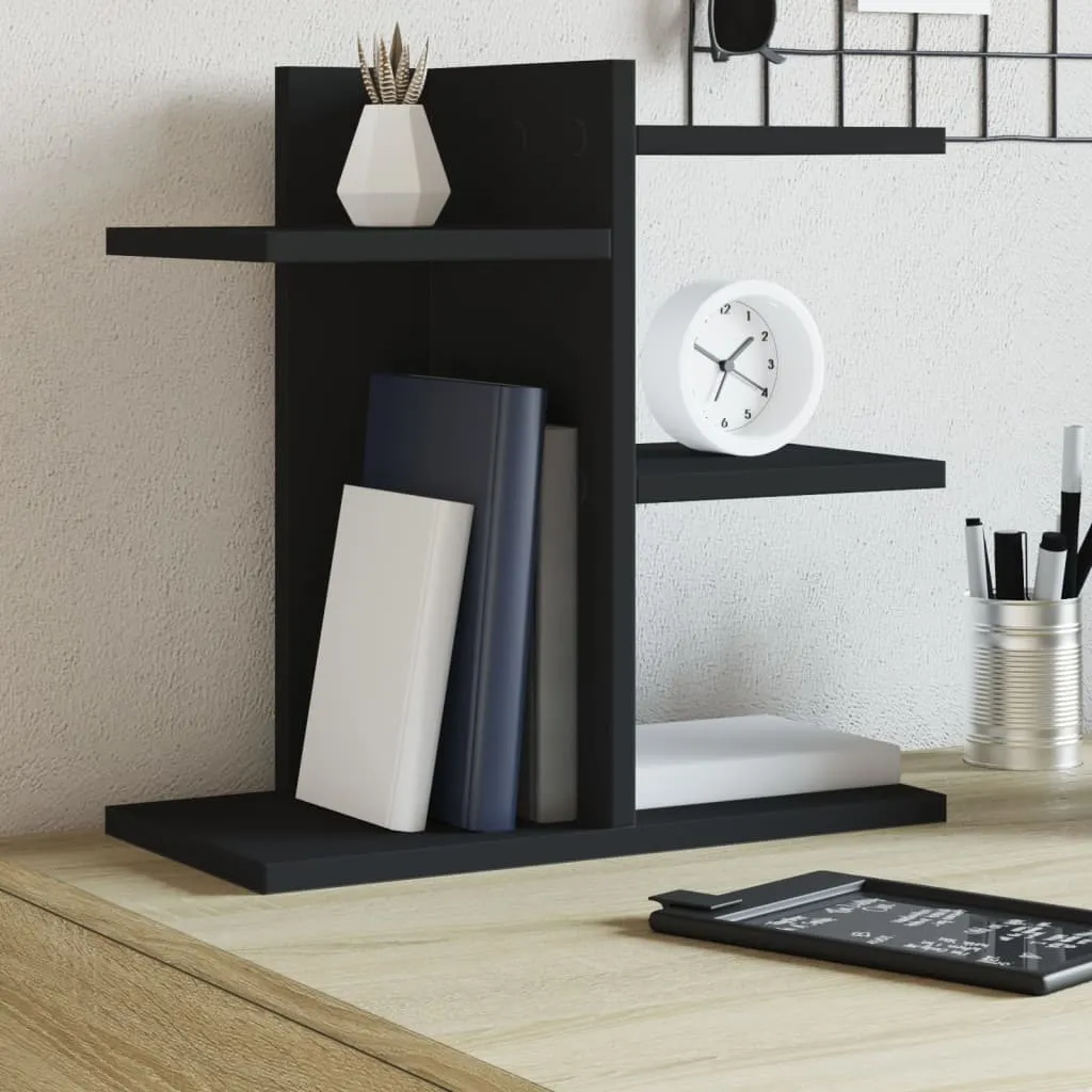 Maison Exclusive - Organizer da scrivania Nero 42x21,5x42 cm Materiale ligneo