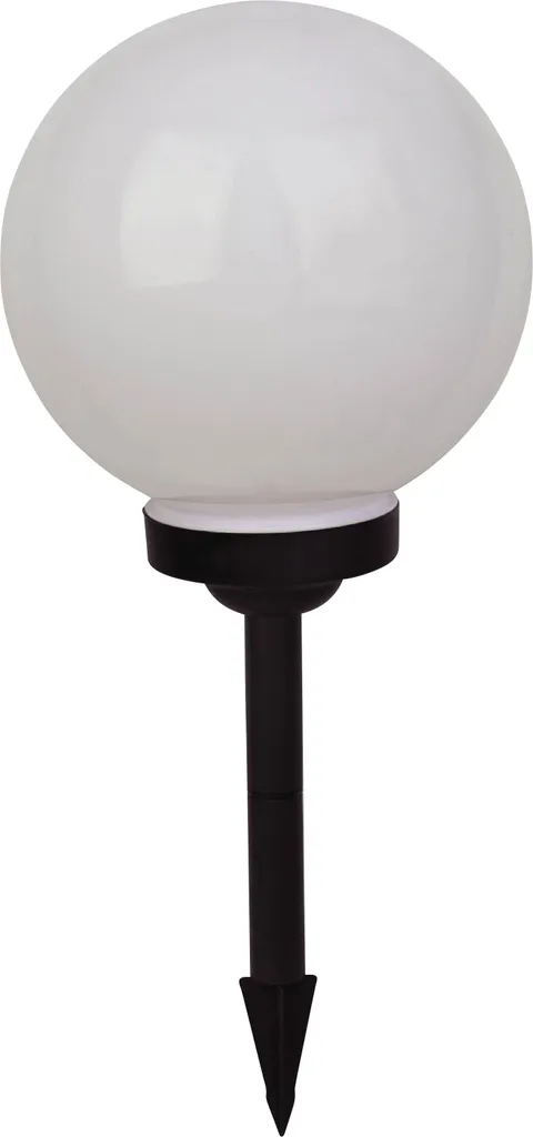 BLULAXA Lampe solaire de jardin LED Ø 25 cm IP44 blanche décorative