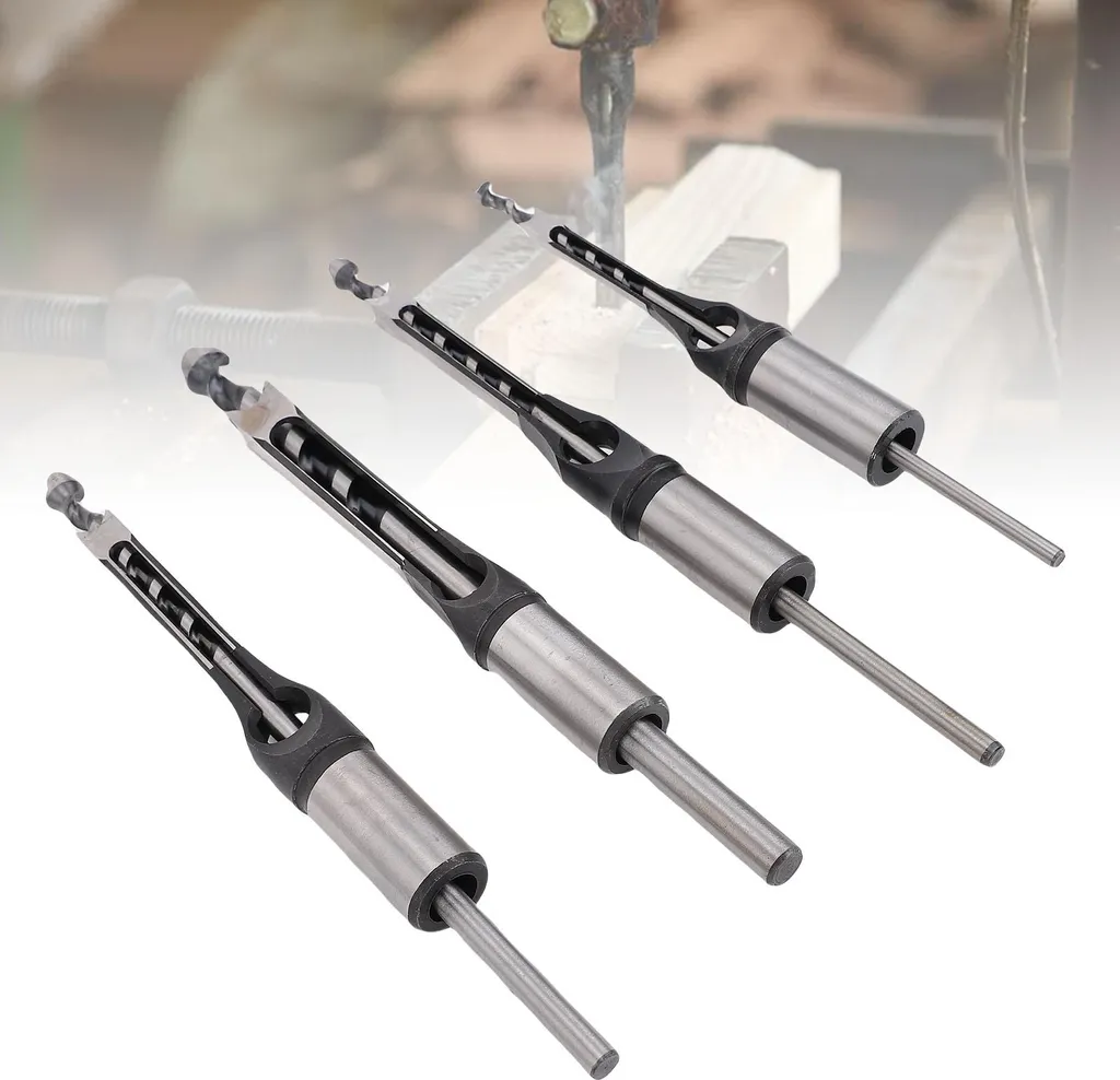 Foret Carré Anti-Éclats pour Assemblages Bois Parfaits - Kit de 4 PCS - 11
