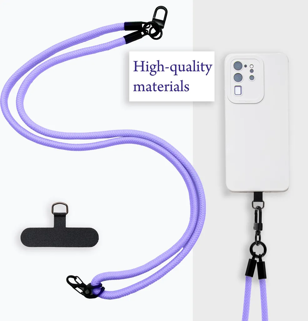 Custodia Protettiva HTC One M9 con Catena Lilla Cadorabo - Antiurto - 7