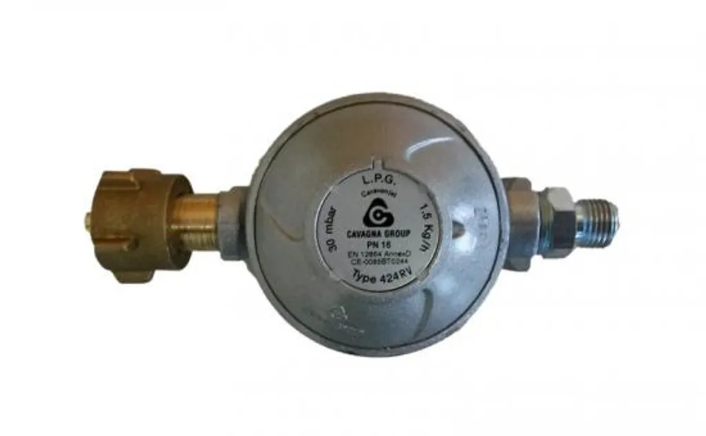 Régulateur de sécurité pour réchaud et barbecue gaz 30 mb 1,5 kg