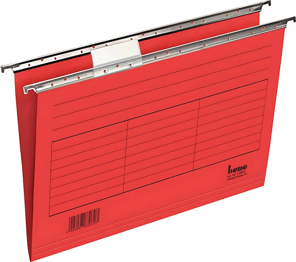 Dossier Suspendu Rouge VetroMobil Bene 116505RT en Carton Renforcé 230g