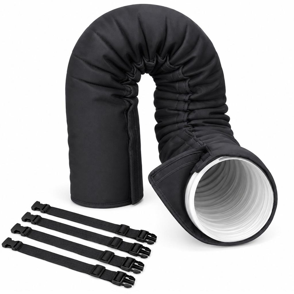 Abluftschlauch Isolierung 150 cm, flexibel, hitze- & Produktbild 