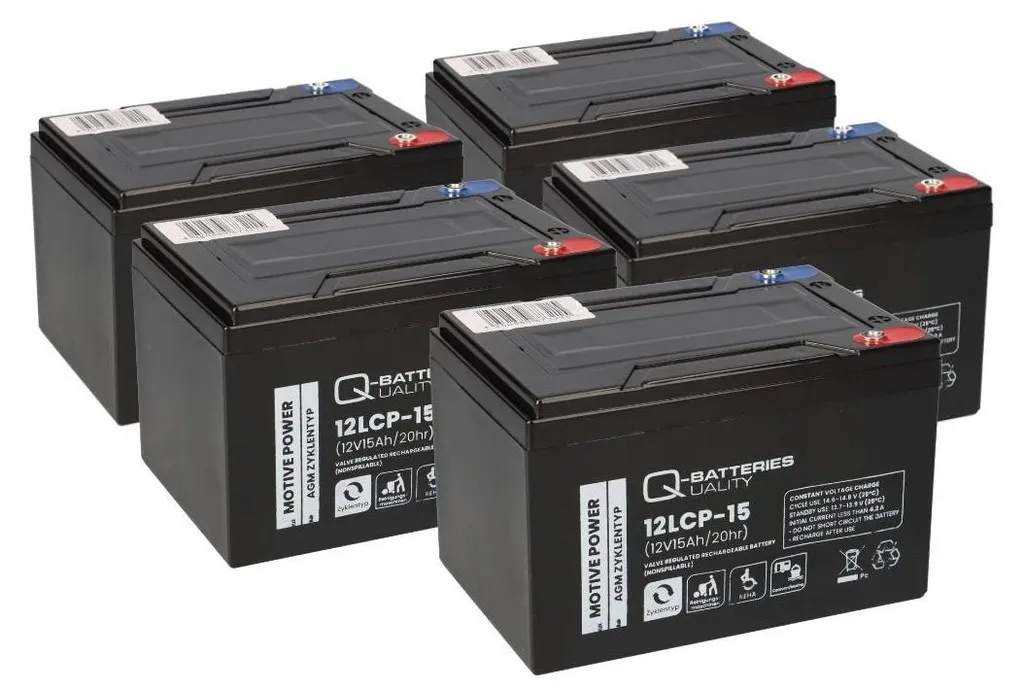 Batterie 60V 15Ah pour E-Roller remplacez votre ancien bloc 5x12V 15Ah