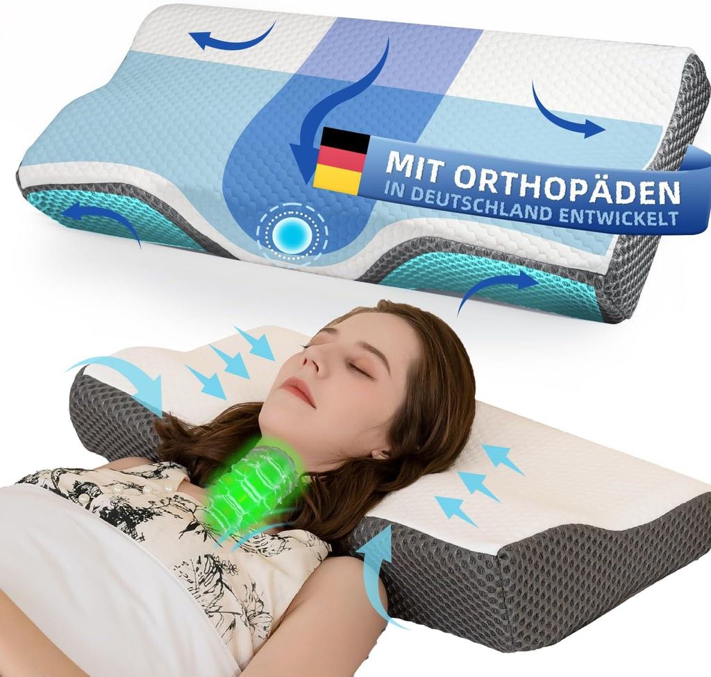 Kopfkissen Orthopädisches Kissen, Ergonomisches Produktbild 
