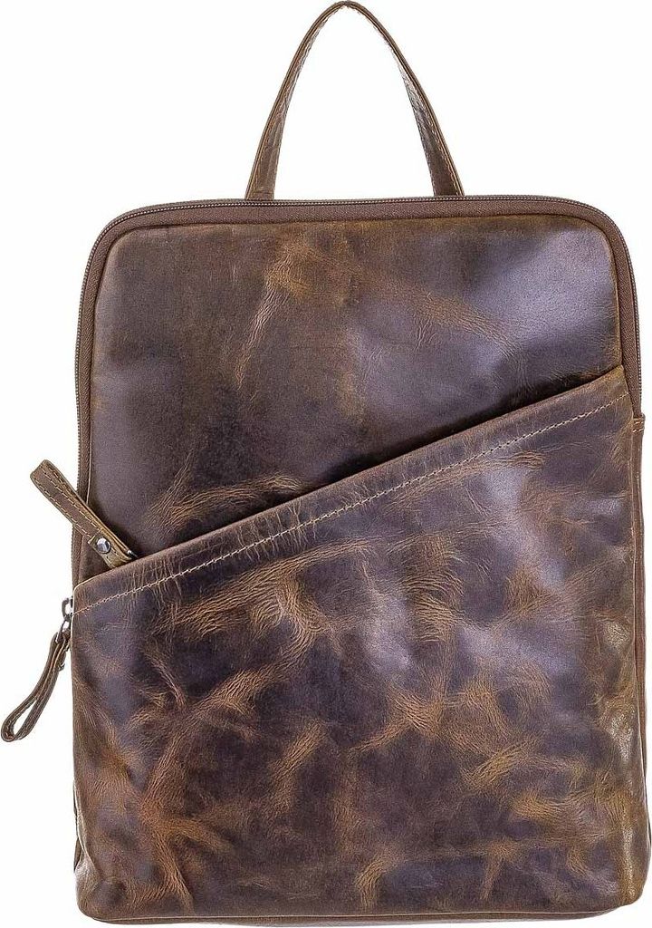 BAXX ́S Leder Damen Rucksack Daypack S43 olive