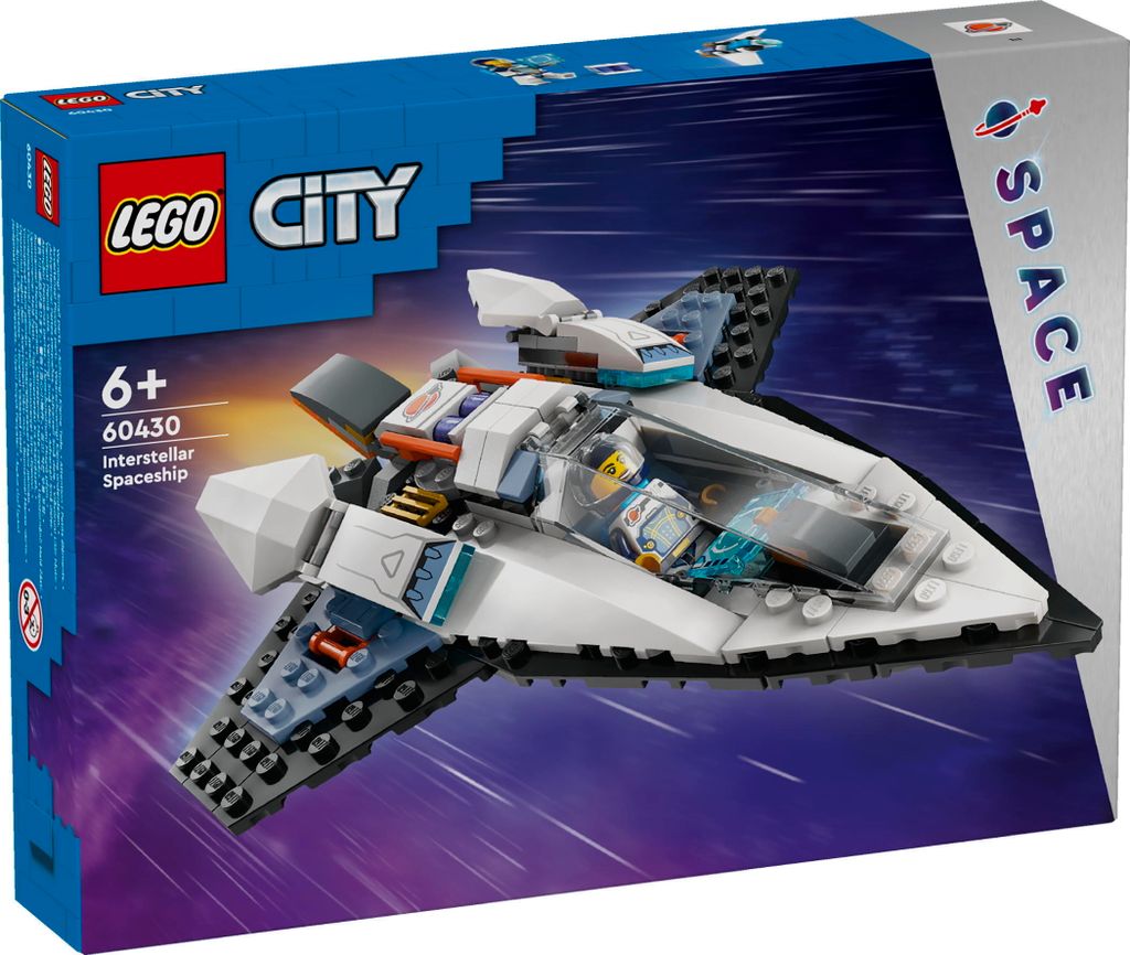 LEGO City Vaisseau spatial, jouet spatial avec navette Image du produit 