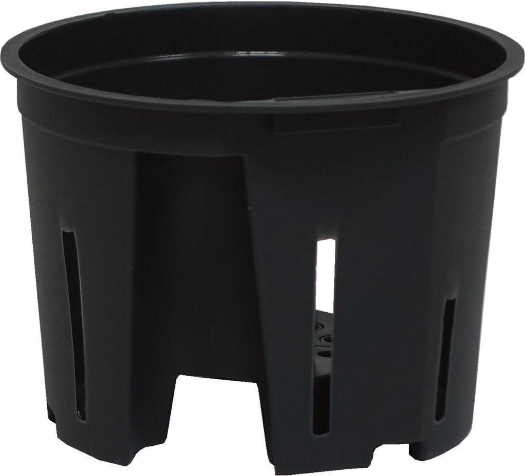 Set3 grau Kulturtopf + Wasserstandsanzeiger + Blähton RAL 4 - 8 mm Ø 11 cm Höhe 09 cm