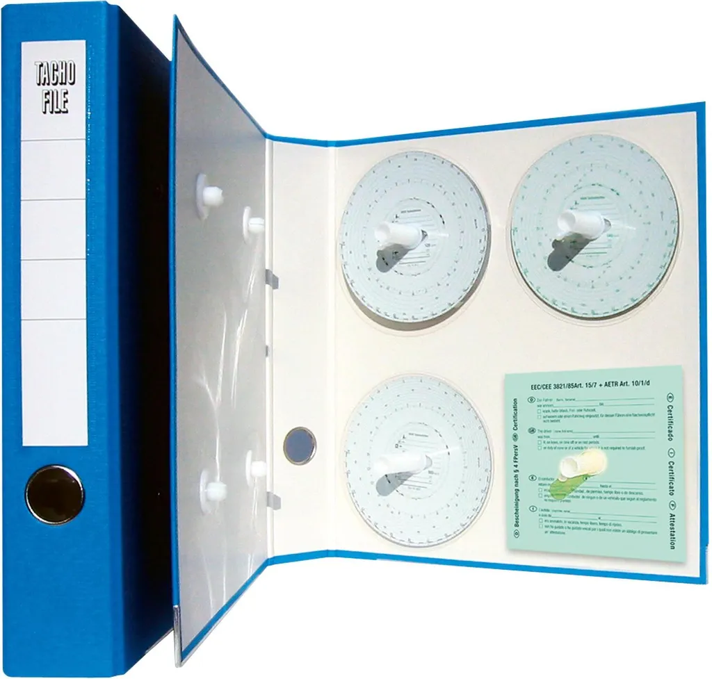 Ranger disques diagrammes facilement : classeur bleu RNK 3106 durable