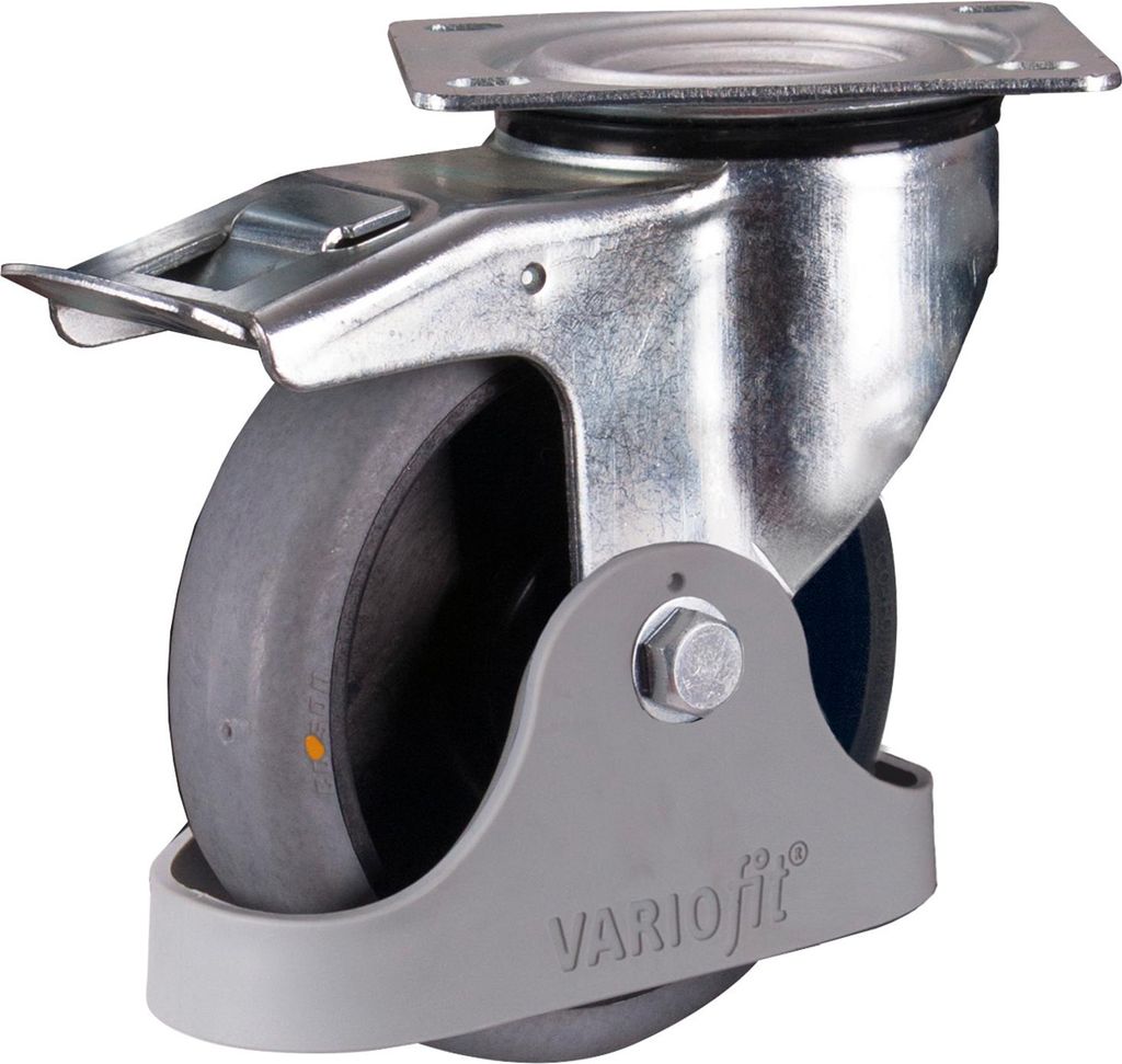 VARIOfit ESD Bremsrolle 65° Shore A 160x40mm