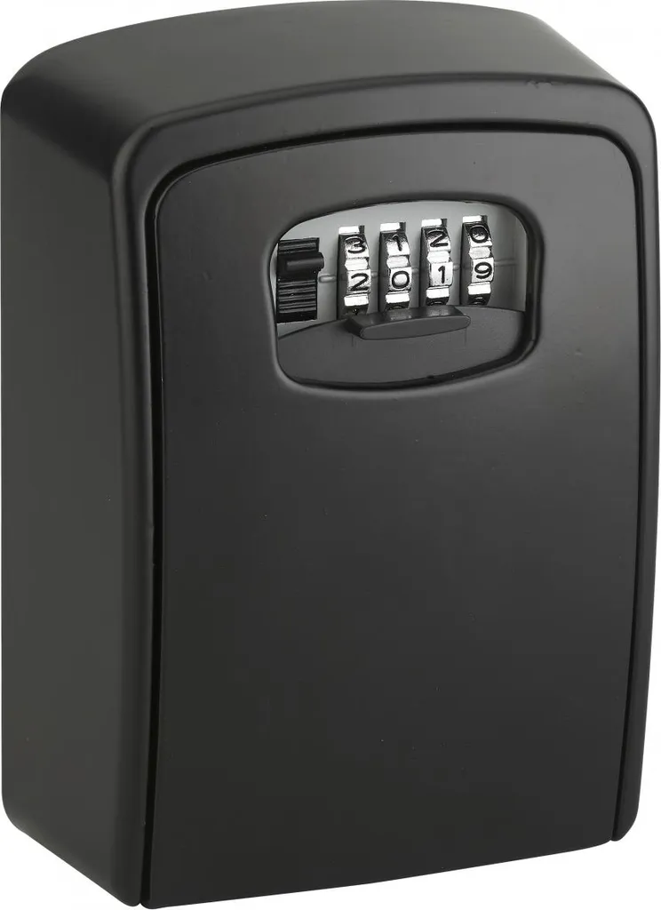 Boitier à clés Thirard 55x105mm, acier noir et code personnalisable