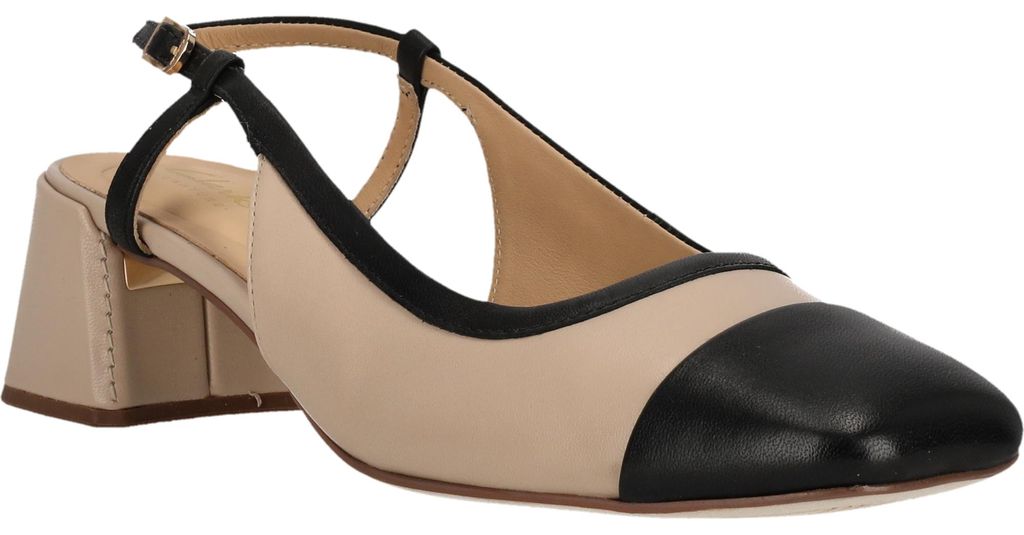 CLARKS Pumps Nyta45 Sling im eleganten und komfortablen Design 1242A Sand Combi Lea 37