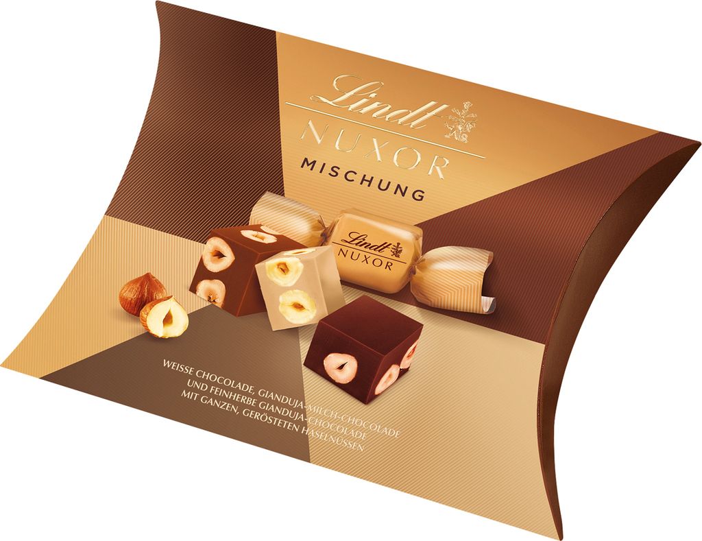 Lindt Nuxor Mischung Kissenpackung 206g
