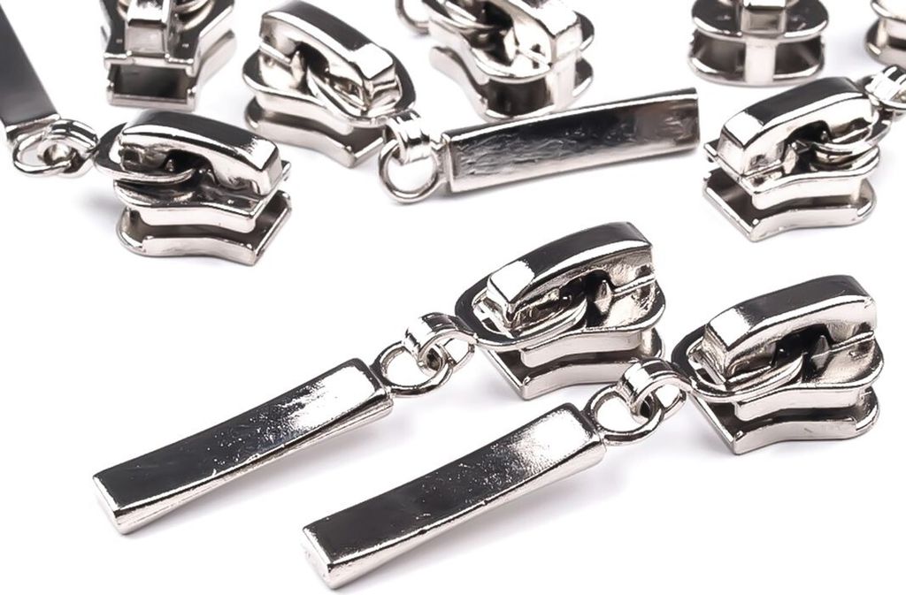 5 Metall-Zipper m. Autolock f. Kunststoff-Reißverschlüssse Produktbild 