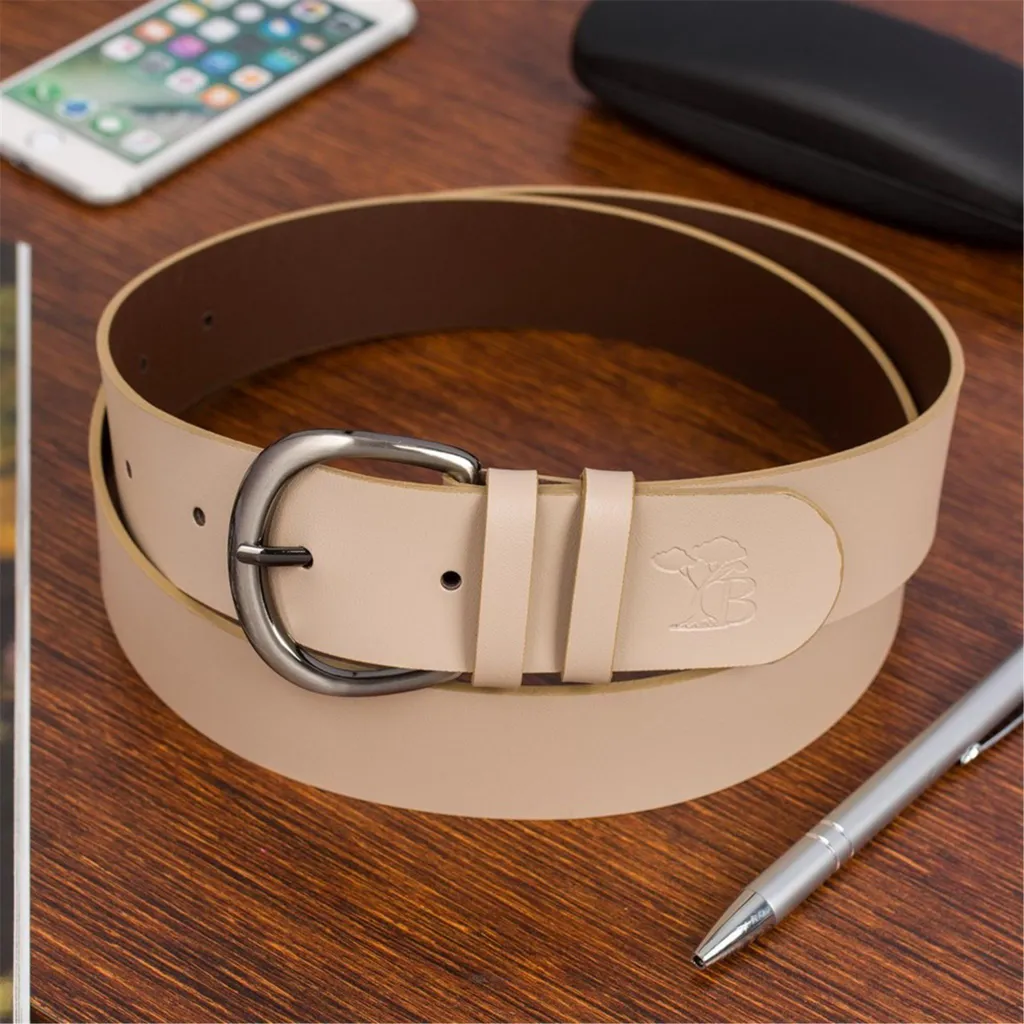Ceinture Beltimore d8880 robuste en cuir pleine fleur avec boucle inox
