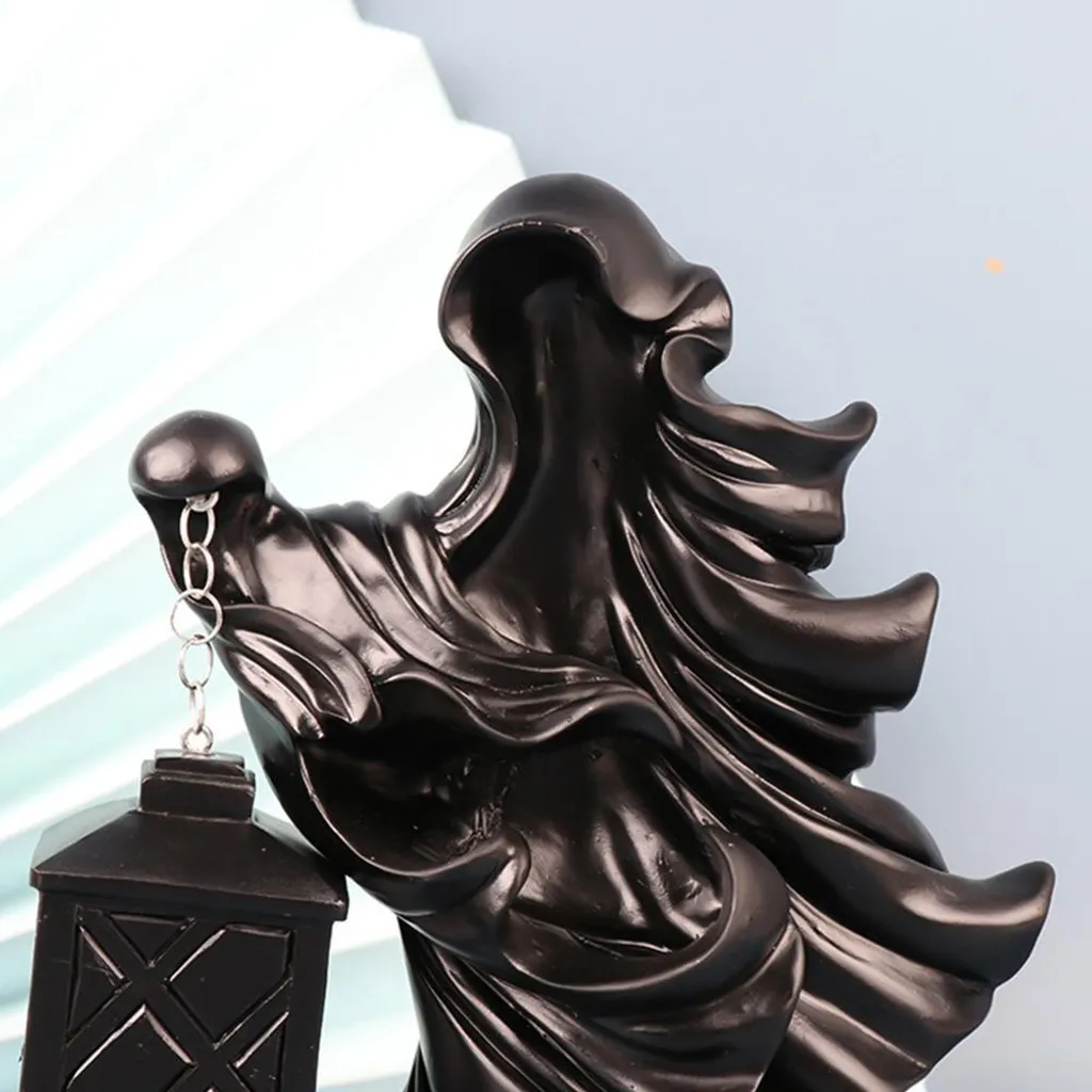 Fantasma Resina Halloween con Lanterna: Offerta Decorazione Giardino - 6
