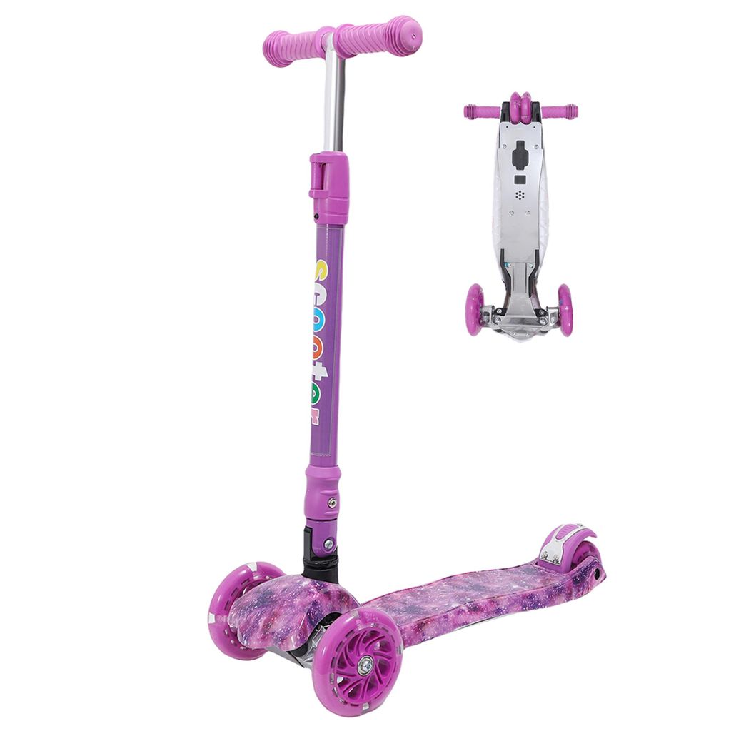 Habib Kinderroller Metall-Roller 3-Rad mit LED Licht | Produktbild 