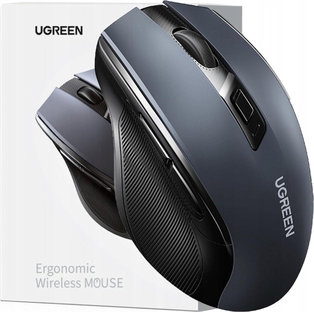 Ugreen Mu006 Wireless Optical Usb 2.4Ghz 4000 Dpi Mouse - Image du produit 