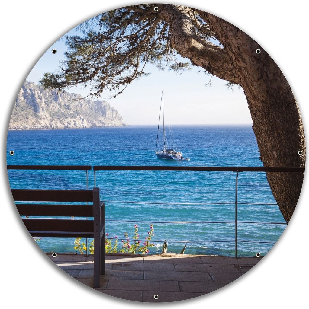 Wallario rundes Outdoor-Poster für Garten oder Balkon, Produktbild 