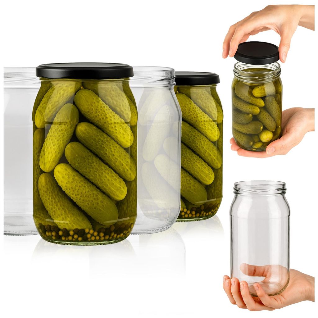 SuperButelki.pl - 24x Glasgefäß 815 ml mit Produktbild 