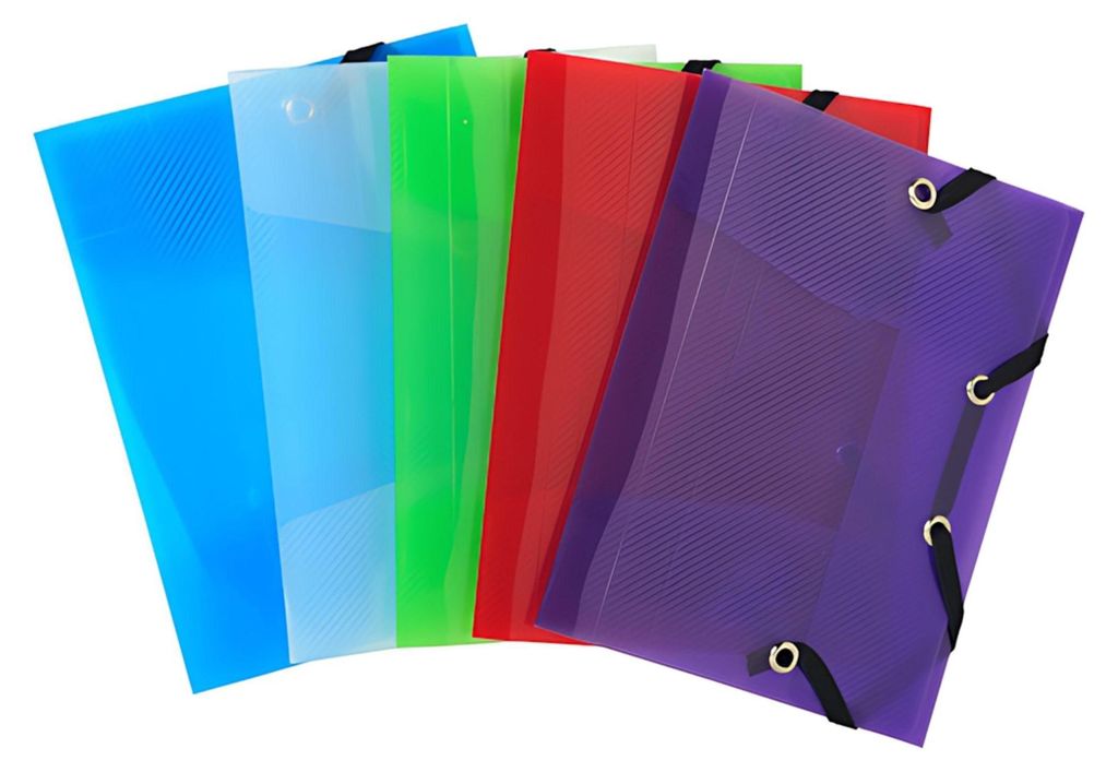 Exacompta Sammelmappe Crystal Color 3 Klappen 12x16cm DIN Produktbild 