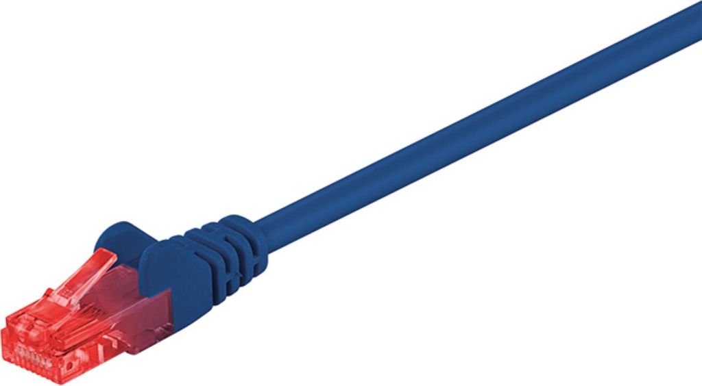 Goobay 68432 CAT 6 Patch Cable, U/UTP, blue | Goobay