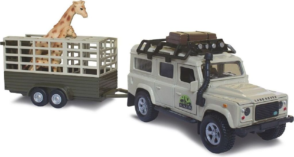 Glow2B Spielwaren Landrover-Jeep m.Safarianhän.inc.Giraffe  Produktbild 