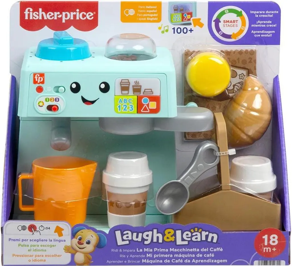 Premier Gobelet de Café Bébé Fisher-Price pour Éveil et Jeu de Rôle