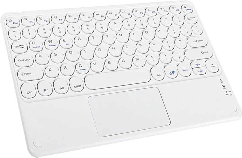 Tastiera Bluetooth Bianca con Touchpad INF per iPad e Tablet