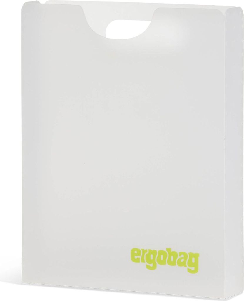 ergobag Heftbox Folder Box Transparent weiß Produktbild 1