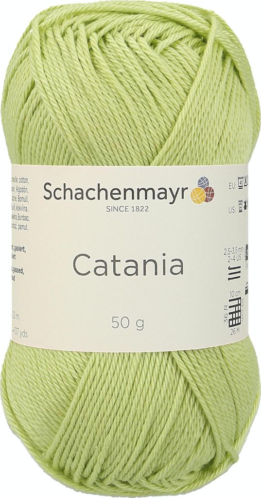 Schachenmayr Catania, 50g Gelbgrün Handstrickgarne