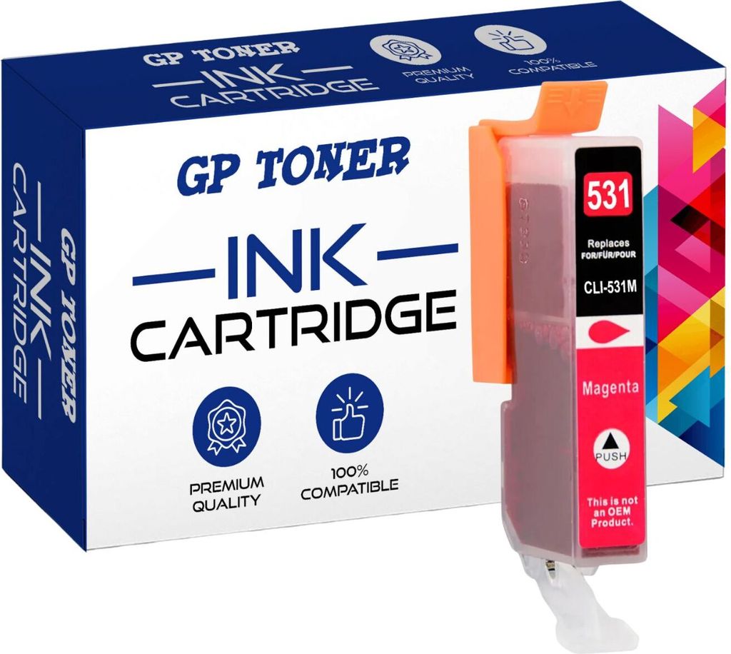 Tinte Drukerpatronen XL für Canon Pixma TS8750 TS875 531XL Magenta