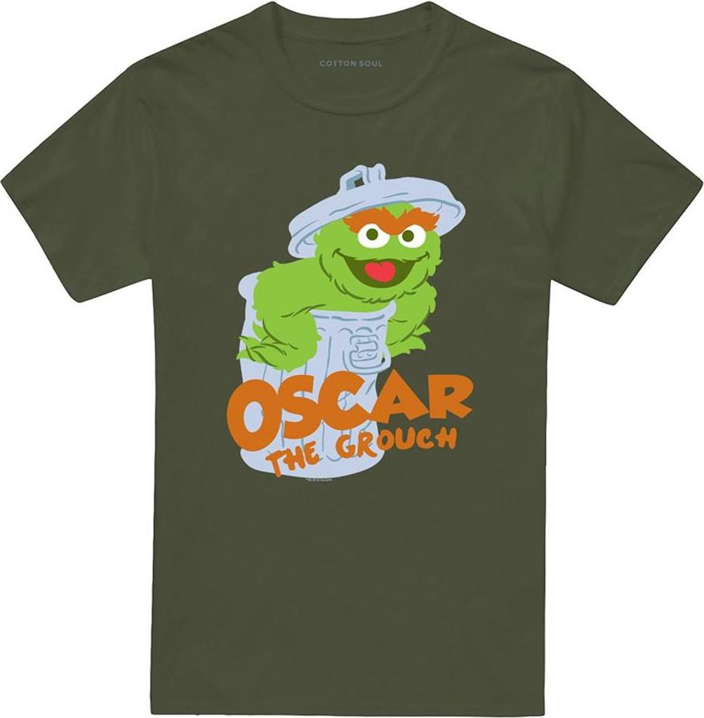 Sesame Street - T-Shirt für Herren/Damen Uni TV21510 (XL) (Militärgrün)
