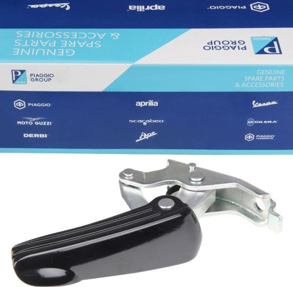 Fußraste schwarz rechts CM017204 original für Piaggio Vespa Produktbild 