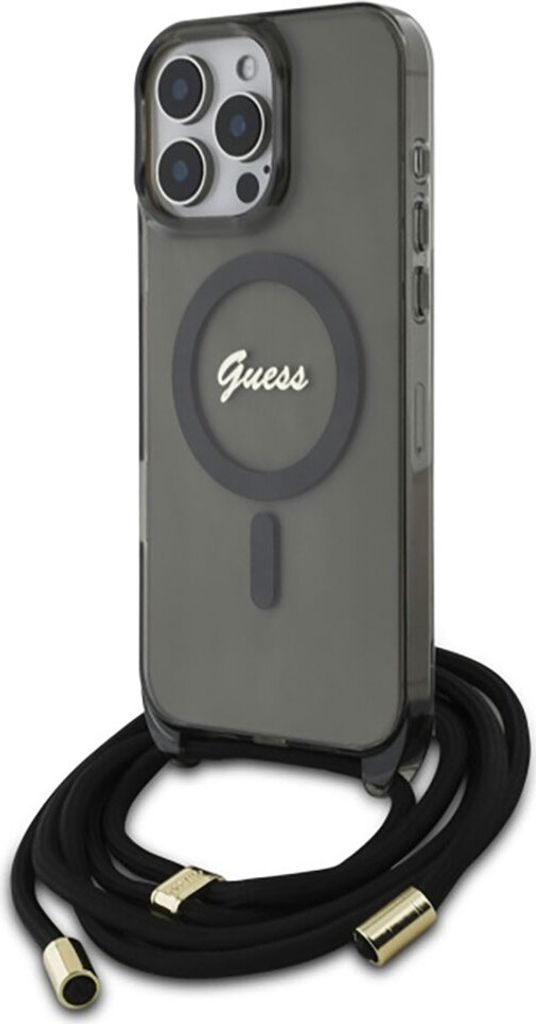 Etui Guess Crossbody Cord Script Magsafe Na Iphone 16 Pro Produktbild 