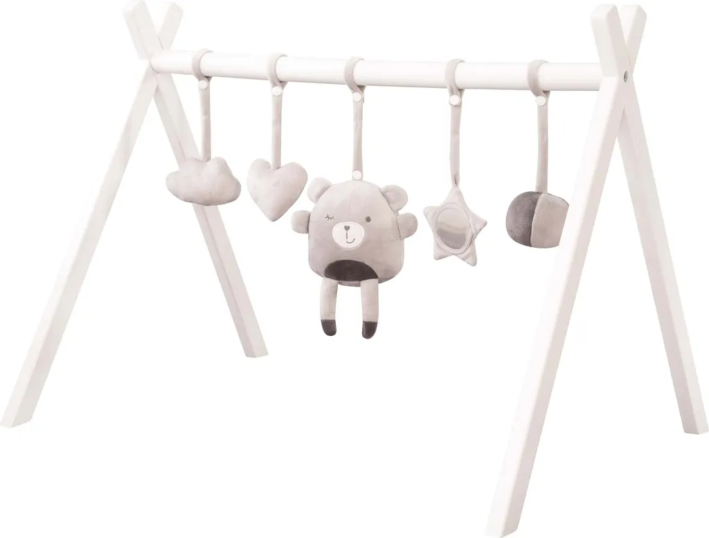 Entraîneur de préhension bébé roba en bois pour tapis d'éveil et jeux