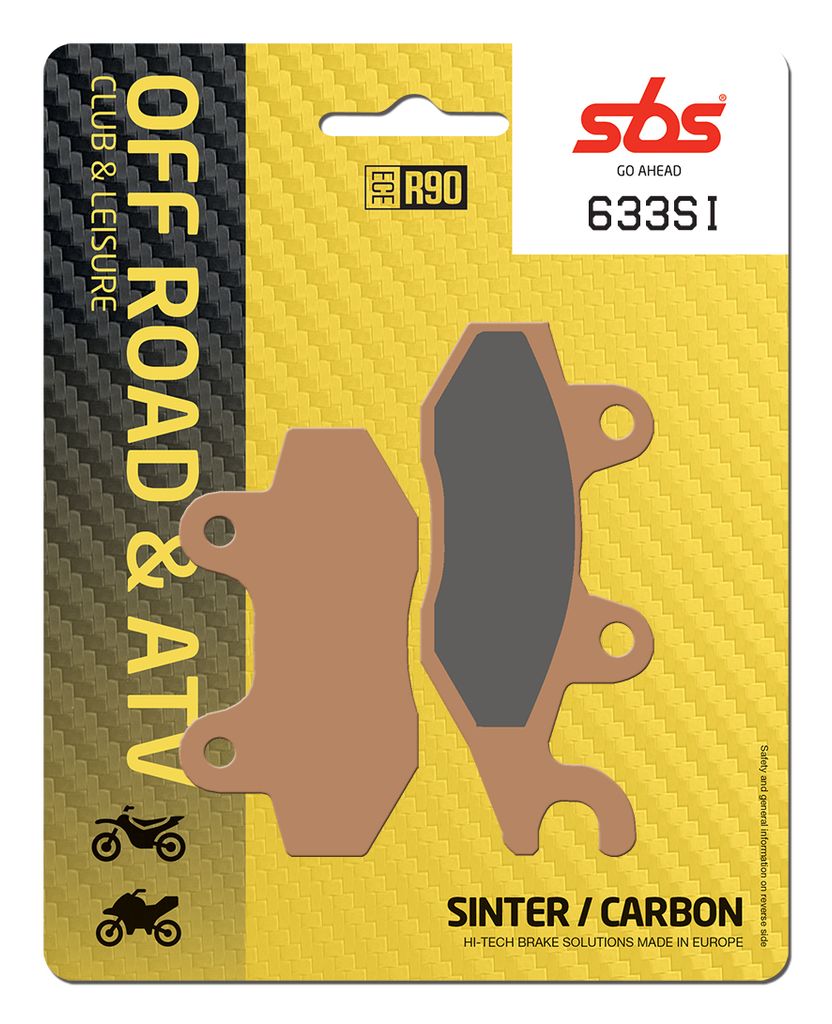 Bremsbelag SBS 633SI (Satz pro Scheibe) Offroad Sinter