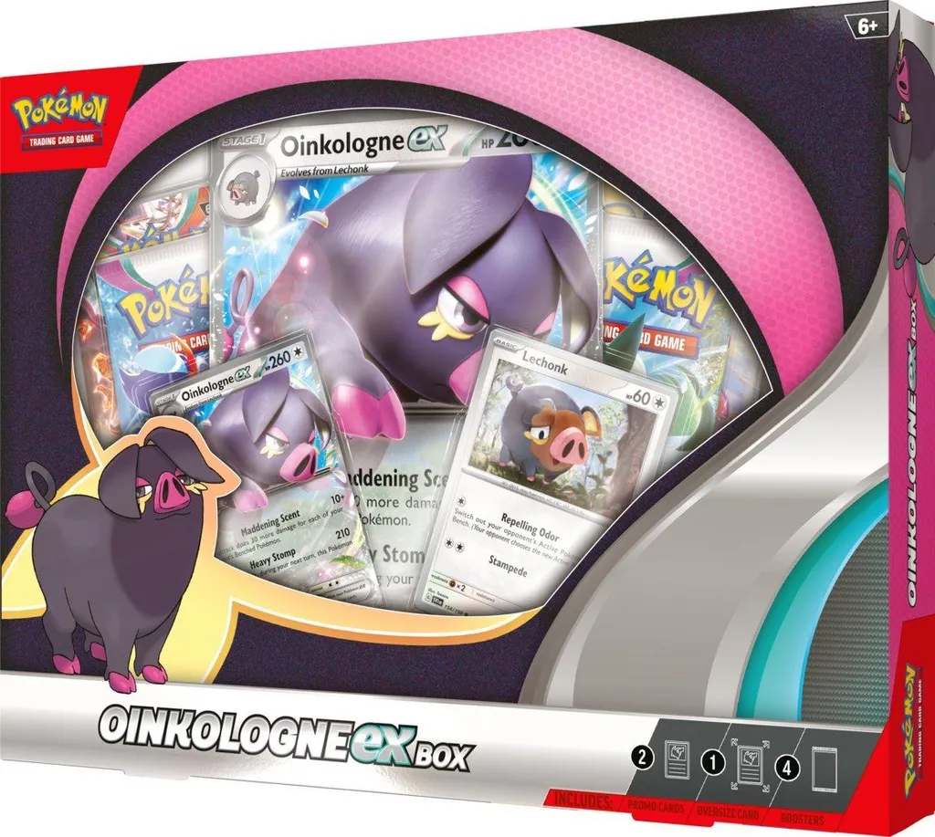 Boostez votre Deck avec la Pokemon Oinkologne ex Box : Cartes Rares