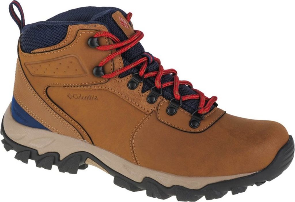 Columbia Herren Outdoor Schuhe Wanderschuhe Trekkingschuhe Newton Ridge Plus II, Farbe:Braun, Schuhgröße:EUR 41, Artikel:-234 light brown / red...