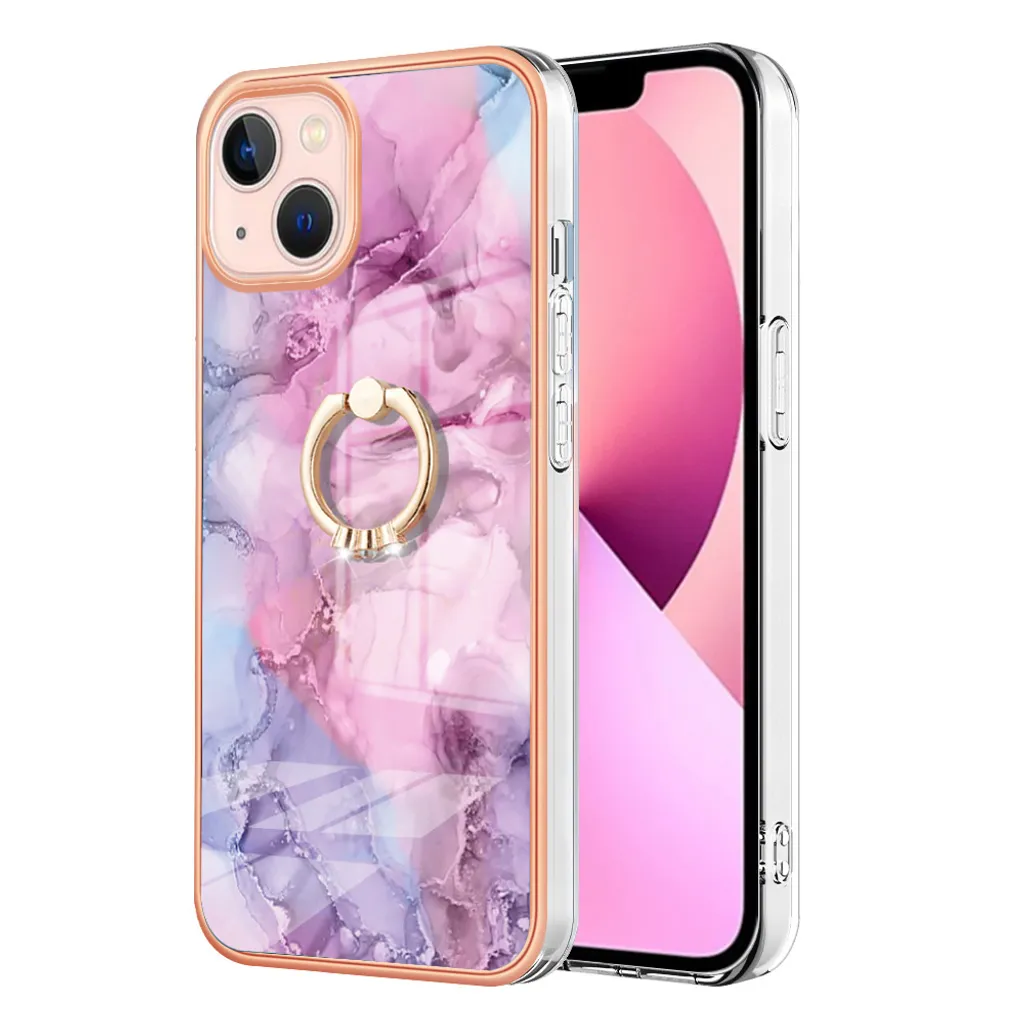 Custodia Chic iPhone 13 Mini Rosa: Ring Stand e Protezione Soft-Touch - 2