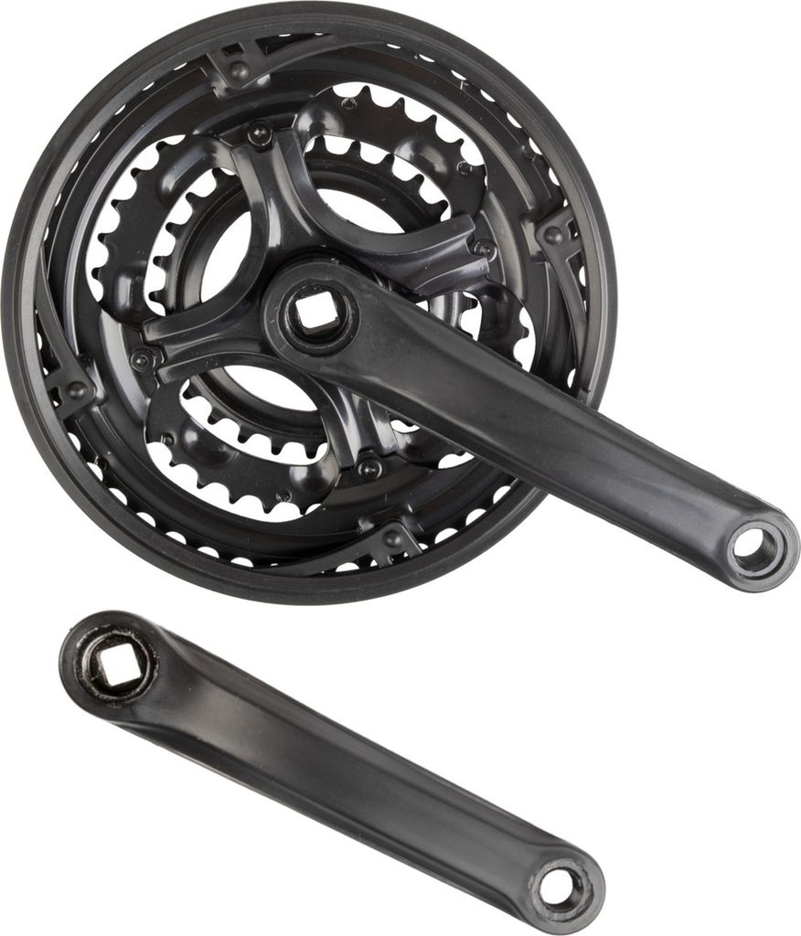 Kettenradgarnitur 3-fach 48-38-28 Zähne Stahl 170 mm Produktbild 
